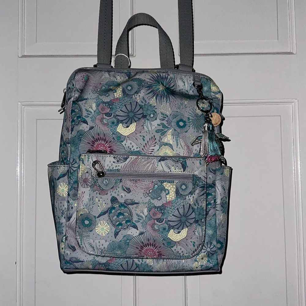 Sakroots Loyola Convertible Backpack , Repreve EcoTwill